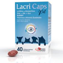 Suplemento Alimentar Lacri Caps Pet Agener para Cães e Gatos 40 Cápsulas - AGENER UNIAO