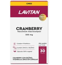Suplemento Alimentar Lavitan Cranberry com 30 cápsulas