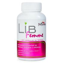 Suplemento Alimentar Lib Femme Cápsula Vitaminas Mineiras e Arginina Suplemento Alimentar Lib Femme Cápsula Vitaminas Mineiras e Arginina