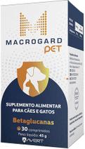 Suplemento Alimentar Macrogard Pet para Cães e Gatos 30 Comprimidos