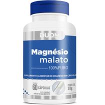 Suplemento Alimentar Magnesio Malato Original Natural 100% Puro 60 Capsulas