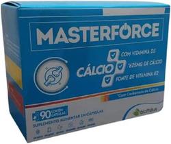 Suplemento Alimentar Masterforce Calcio 90 Caps Biofhitus Sabor:Sem Sabor Suplemento Alimentar Masterforce Calcio 90 Caps Biofhitus Sabor:Sem Sabor