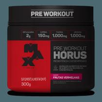 Suplemento Alimentar Max Titanium Pré Workout Hórus Sabor Frutas Vermelhas 300g