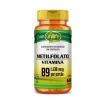 Suplemento Alimentar Metilfolato B9 1.138mcg 60 Cápsulas - Unilife
