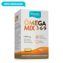 Suplemento Alimentar Mix Omêga (3, 6 e 9) Equaliv