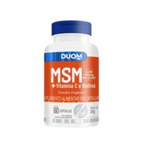 Suplemento Alimentar MSM+Vitamina C e Biotina 60Cps - Duom