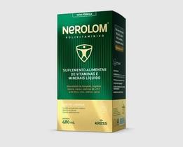 Suplemento Alimentar Nerolom Polivitamínico Laranja 480ml