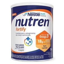Suplemento Alimentar Nutren Fortify Sem Sabor Excelente Nutrição Diária Lata Proteína Caloria Dieta Alimento