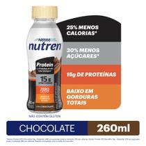 Suplemento Alimentar Nutren Protein 15g de proteínas Chocolate 260ml