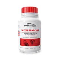 Suplemento Alimentar Nutripharme Nutri SAMe 100 para Cães e Gatos 30 Comprimidos