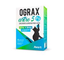 Suplemento Alimentar Ograx Artro 5 Gatos Avert 30cps