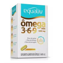 Suplemento Alimentar Òmega 3-6-9 De 1000MG 60 Cps Equaliv