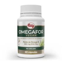 Suplemento Alimentar Omegafor Vegan Vitafor Ômega 3 60 cápsulas