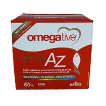 Suplemento Alimentar Omegative Ômega AZ 1000mg 60 Cápsulas Gel