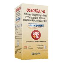 Suplemento Alimentar Ossotrat 600 D3 c/60 comprimidos Delta