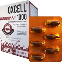Suplemento Alimentar Oxcell 1000 Mg 30 Cápsulas Epa Dha Ômega 3 Cães Gatos Avert