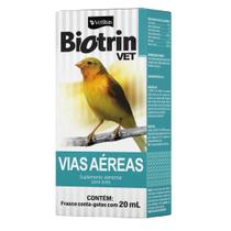 Suplemento Alimentar Para Aves Biotrin Vet Vias Aéreas 20ml Suplemento Alimentar Para Aves Biotrin Vet Vias Aéreas 20ml