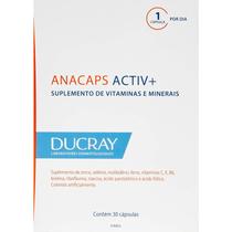 Suplemento Alimentar para Cabelos e Unhas Anacaps Activ+ com 30 cápsulas