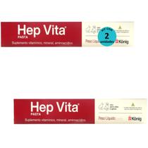Suplemento Alimentar Para Cães E Gatos Hep Vita 15g Kit COM 2 KONIG