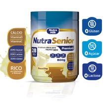 Suplemento Alimentar para Idosos Zero Lactose e Zero Açúcar - Nutra Senior Premium 50+