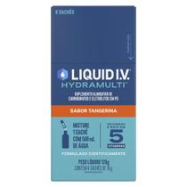Suplemento Alimentar Pó Tangerina Liquid I.V. Hydramulti 8un com 16g cada