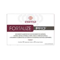 Suplemento Alimentar Polivitamínico Exímia Fortalize Pro - 30 Comprimidos e 30 Cápsulas Moles