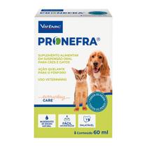 Suplemento Alimentar Pronefra Para Cães E Gatos Virbac 60Ml Suplemento Alimentar Pronefra Para Cães E Gatos Virbac 60Ml