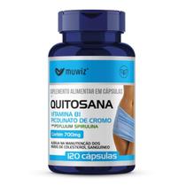 Suplemento alimentar quitosana spirulina psylium 600mg 120 capsulas - MUWIZ Suplemento alimentar quitosana spirulina psylium 600mg 120 capsulas - MUWIZ
