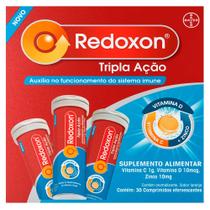 Suplemento Alimentar Redoxon Tripla Ação Vitamina C, D e Zinco Laranja