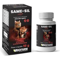 Suplemento Alimentar Same-Sil HEP com Aminoácidos e Minerais em Pó para Cães e Gatos - 50g - Biofarm Suplemento Alimentar Same-Sil HEP com Aminoácidos e Minerais em Pó para Cães e Gatos - 50g - Biofarm