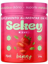 Suplemento alimentar sekey day de morango 210 gm mais energia, foco e bem estar.