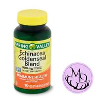 Suplemento alimentar Spring Valley Echinacea Goldenseal 900 mg