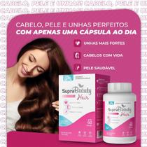 Suplemento alimentar supra beauty hair c/60 cápsulas - Maxi Nutri