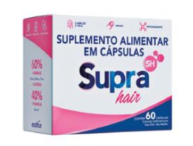 Suplemento Alimentar Supra SH Hair c/60 cápsulas - Ecofitus
