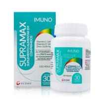 Suplemento Alimentar Supramax Imuno - Vitamina C e D - 30 Comprimidos