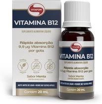 Suplemento Alimentar Vitafor Vitamina B12 Sabor Menta 20ml
