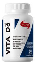 Suplemento Alimentar Vitamina D Vita D3 2000ui 50mg - 60 Cápsulas Vitafor