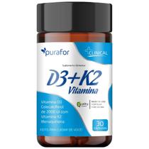 Suplemento Alimentar Vitamina D3 + K2 30 Cápsulas Vegano Suplemento Alimentar Vitamina D3 + K2 30 Cápsulas Vegano