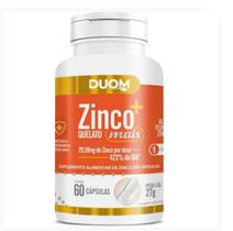 Suplemento Alimentar Vitamina Zinco Mais 60 Cps 27g Duom Suplemento Alimentar Vitamina Zinco Mais 60 Cps 27g Duom
