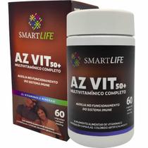 Suplemento Alimentar Vitamínico AZ Vit 50+ Vitalidade Multivitaminico 60 Cápsulas - Smart Life