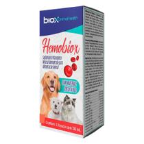 Suplemento Alimentar Vitamínico Mineral Aminoácido Biox Hemobiox para Cães e Gatos - 100 mL