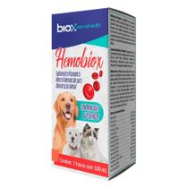 Suplemento Alimentar Vitamínico Mineral Aminoácido Biox Hemobiox para Cães e Gatos - 30 mL