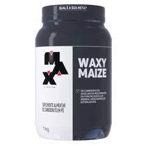 Suplemento Alimentar Waxy Maize Pote 1kg Max Titanium Carboidrato Em Pó Amido De Milho Ceroso
