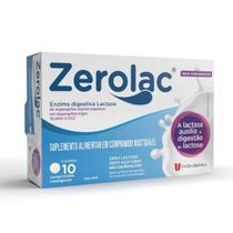 Suplemento Alimentar Zerolac 10 Comprimidos - União Química Suplemento Alimentar Zerolac 10 Comprimidos - União Química