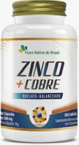 Suplemento Alimentar Zinco e Cobre 500mg 60 cápsulas Flora Nativa Suplemento Alimentar Zinco e Cobre 500mg 60 cápsulas Flora Nativa