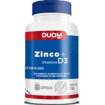 Suplemento Alimentar Zinco + Vitamina D3 60 Cps Duom