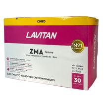 Suplemento Alimentar ZMA Femme Lavitan Cimed 30 Comprimidos