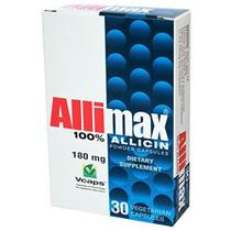 Suplemento Allimax 180 mg de alicina em pó 30 Vcaps
