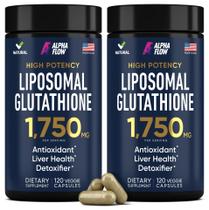 Suplemento Alpha Flow Glutationa Lipossomal 1100mg 240 Cápsulas Suplemento Alpha Flow Glutationa Lipossomal 1100mg 240 Cápsulas