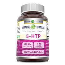 Suplemento Amazing Formulas 5-HTP 200 mg Cápsulas Vegetales Suplemento Amazing Formulas 5-HTP 200 mg Cápsulas Vegetales